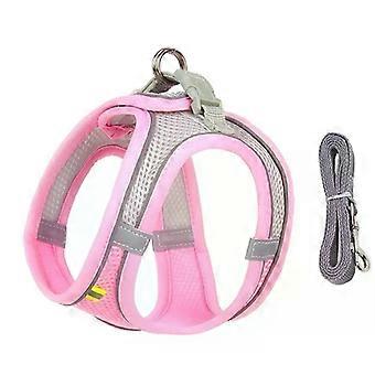 Puppy Harness Set Dog Accessories Adjustable Puppy and Cat Leash Vest