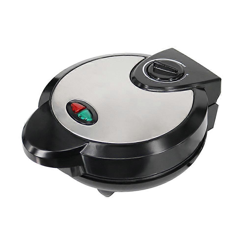 Electric Baking Pan Pancake Maker Ice Cream Wrapper Rolling Machine (Black)