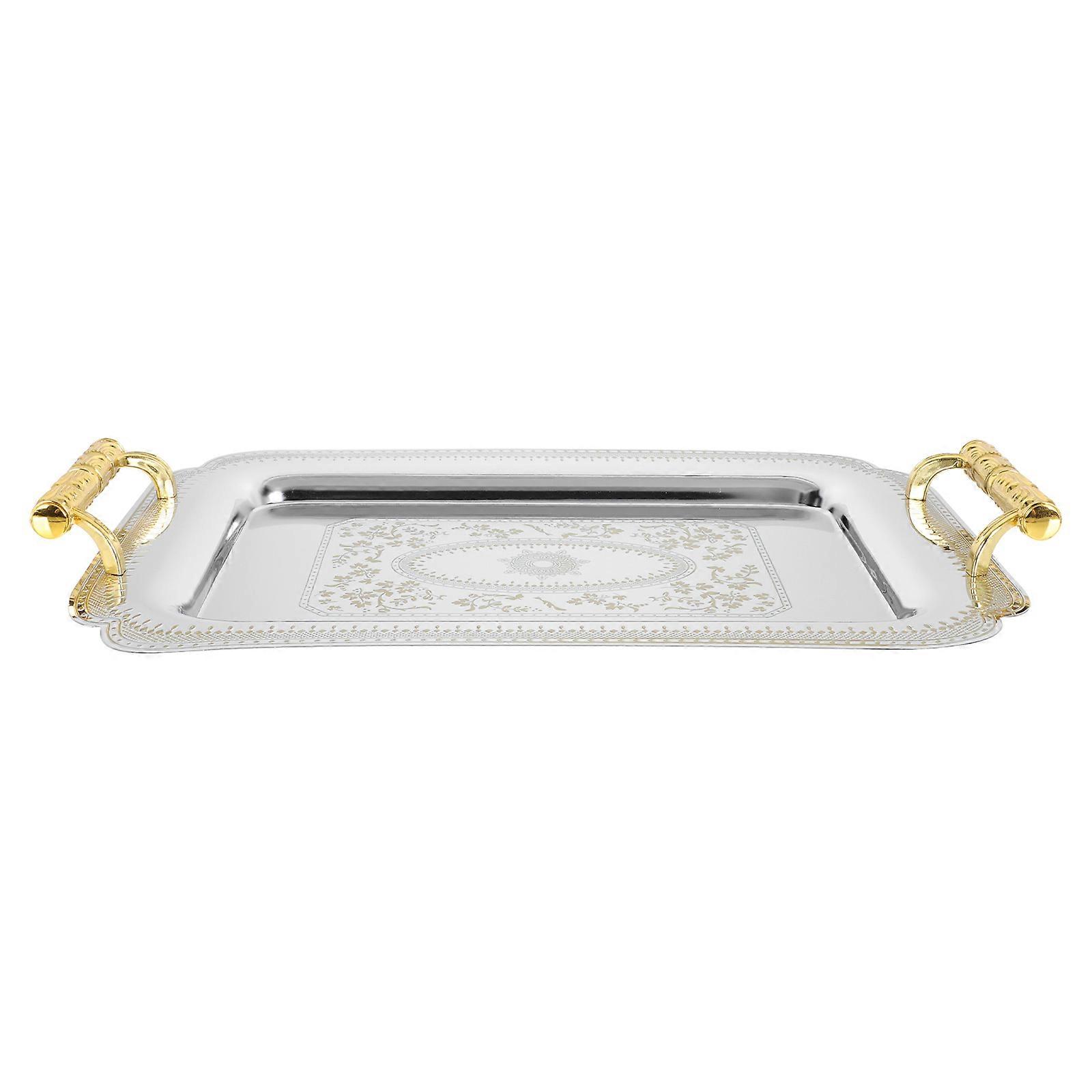 Cake Decorating Kitchen Nesting Tray Ottoman Tray Coffee Table Tray Serving Tray Handles Rectangular Serving Tray