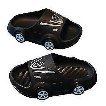Non-Slip Cartoon Car Design for Boys and Girls, Indoor Cozy House Sandals