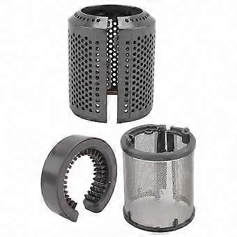 Replacement Inner Filter and Outer Filter Cage Compatible with Hair Dryer Models HD01 HD03 HD08