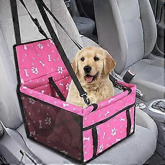 Pet Booster Seat For Small Dogs, Waterproof Breathable Dog Booster Seat Cover, Protective Pet Carrier Bag Pink Bone Pink Bone - Pink Bone -