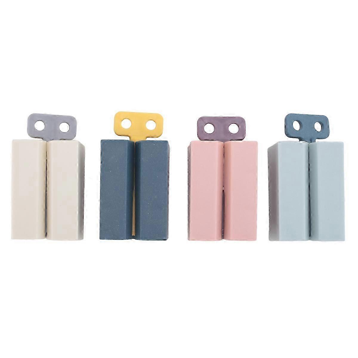 4Pcs Multifunctional Toothpaste Tube Squeezer Plastic Tooth Paste Holder Dispenser