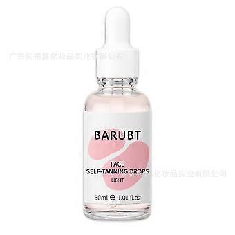 Selvbrunerdråber til ansigtet (lette) - 30 ml gradvis glødende selvbrunerserum, korrigerende for hudtone, mild og ikke-irriterende, kan opbygges til naturligt solkysset toilet