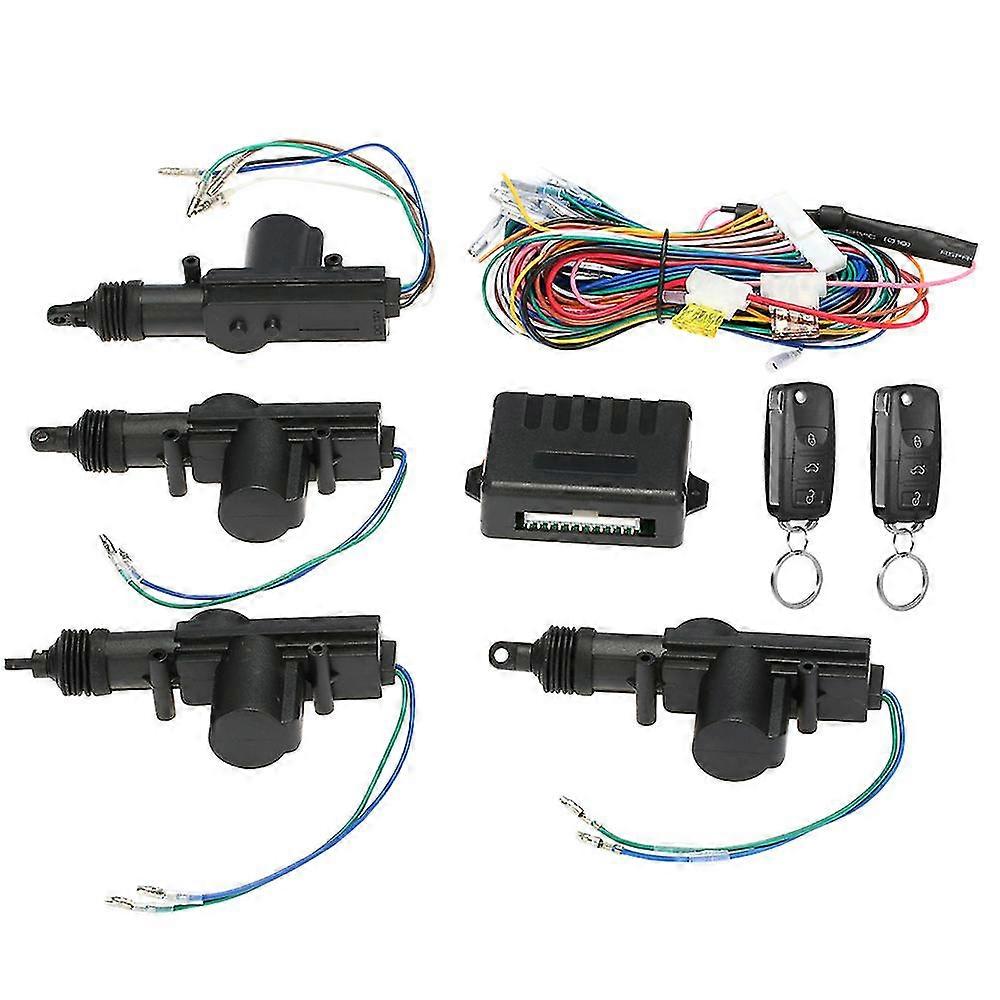 Compatible with universal car keyless entry system remote central control lock kit