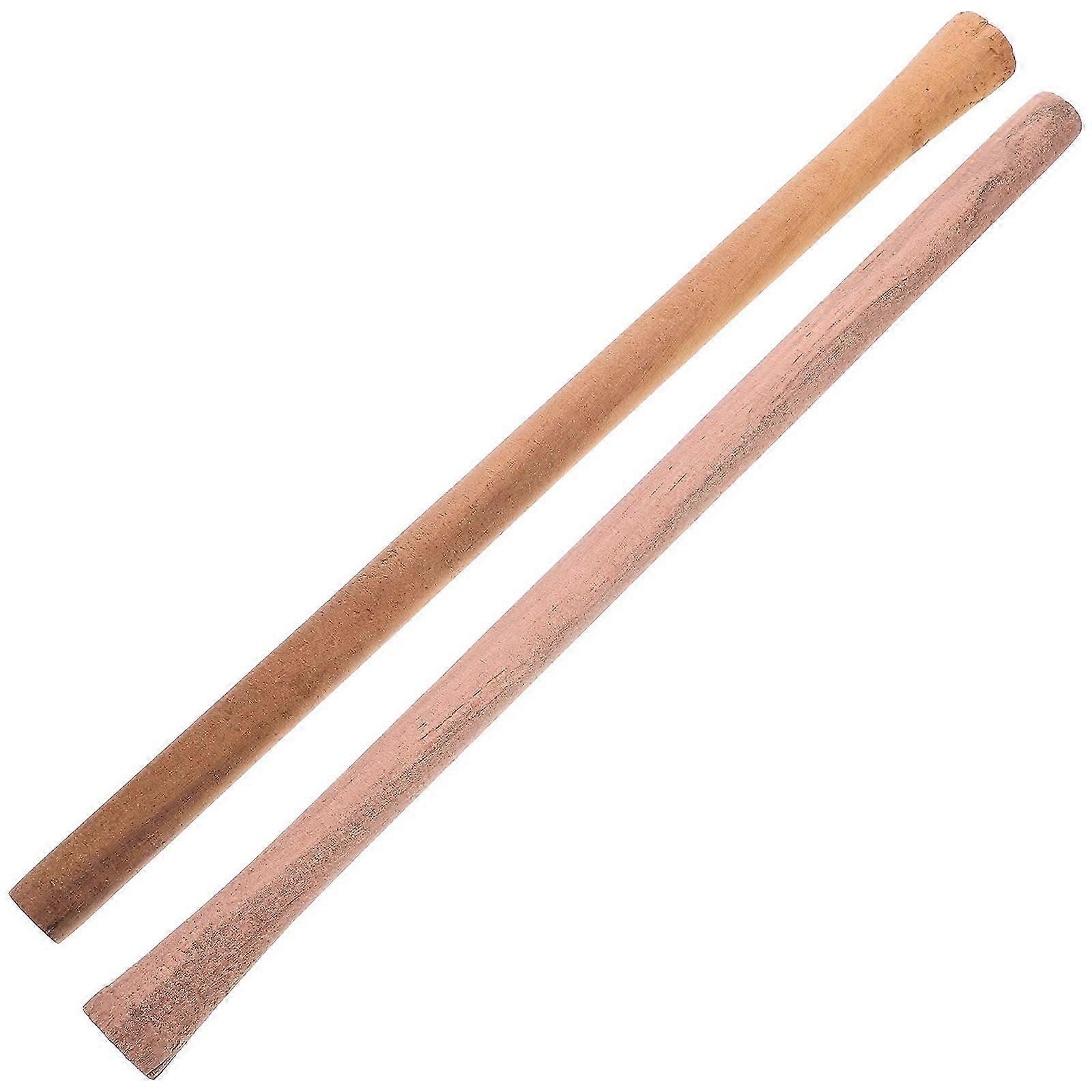 Replacement Wood Handle for Hoe Ergonomic Compatible with Various Tools