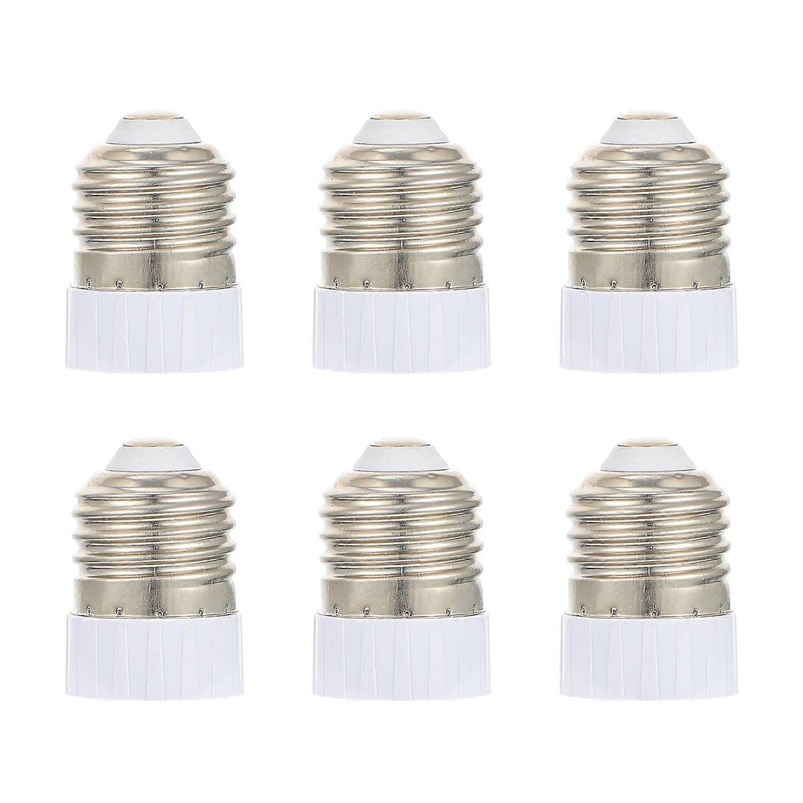 6 Pcs LED Lightbulbs E27 Socket Mr16 Replacement Socket Light Bulb Adapter Light Adapter Screw LED Light Converter