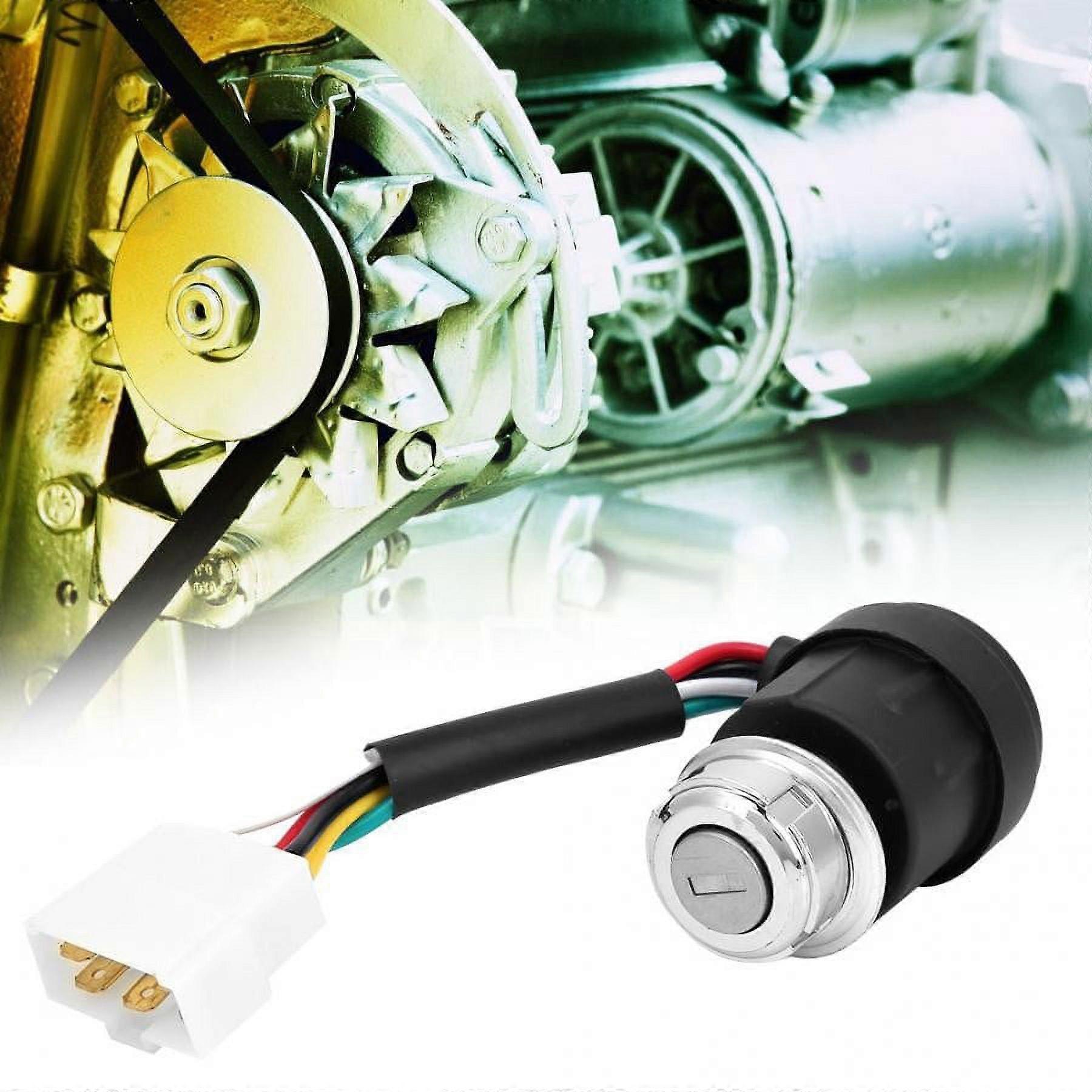 5 Wire Ignition Key Switch Compatible with 178F/186F Diesel Engine