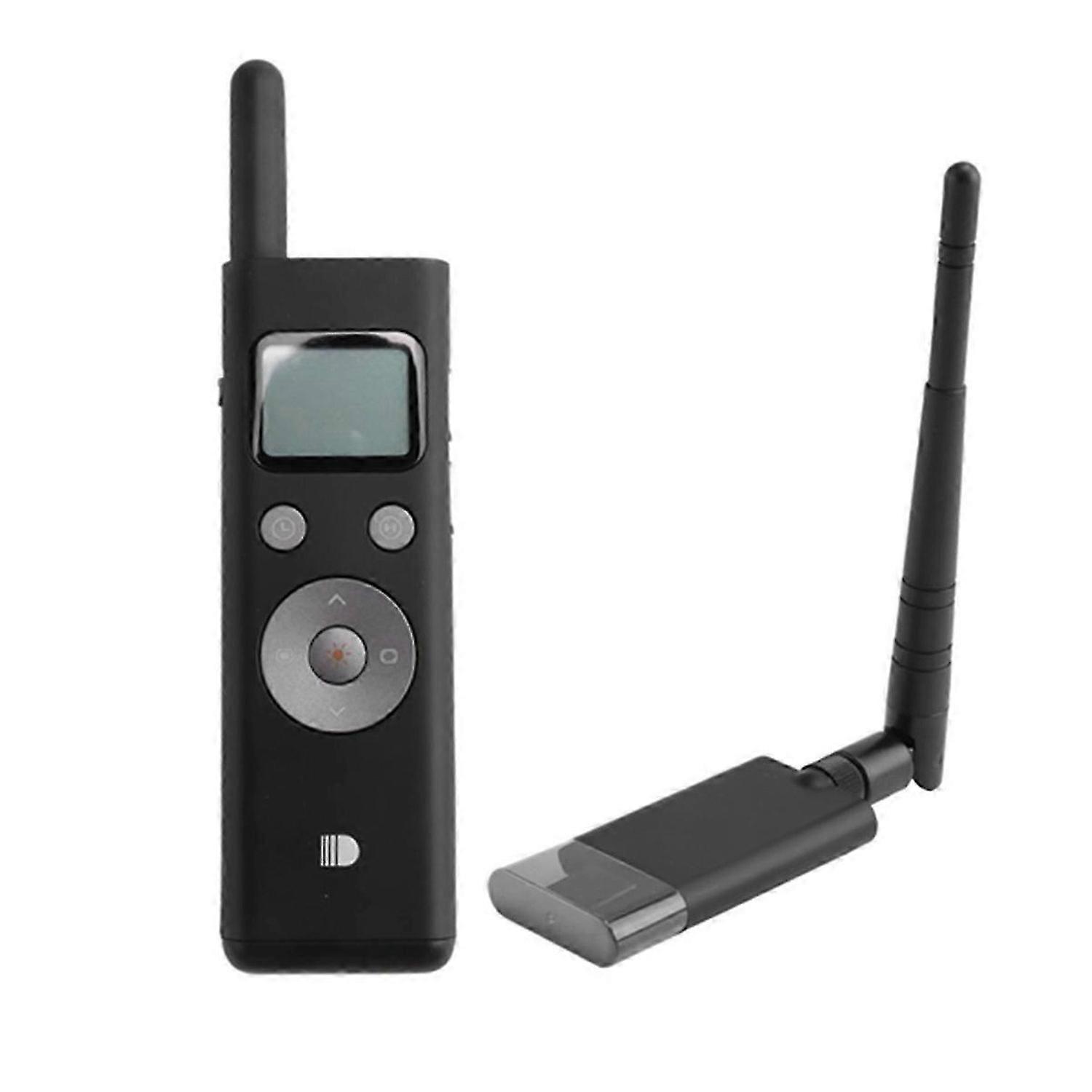 Wireless Powerpoint Presentation PPT Pointer Clicker Presenter LCD Display Green Light RF Remote Control 300M Distance