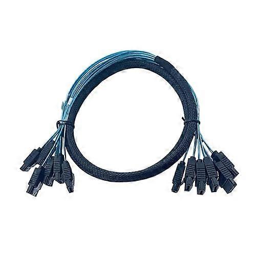 SATA III 6Gbps 7Pin Cable 1m Orange Speed Data Transfer for HDD SSD Server Mining