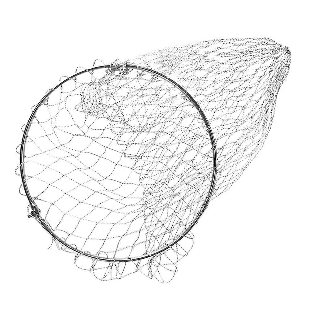 Replaceable Fishing Net Fish Landing Net for Storage Nylon Grey