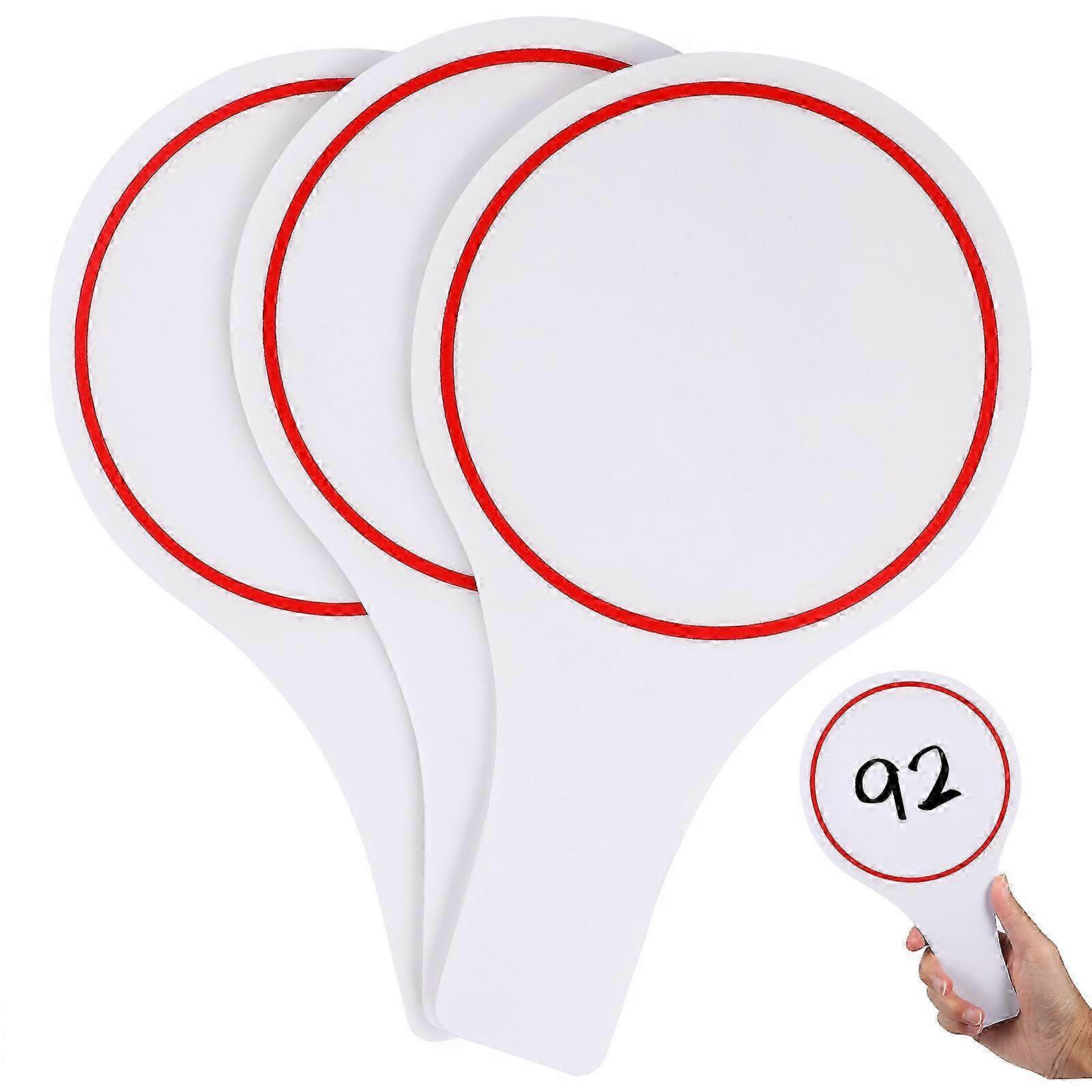 Quick Response White Boards Handheld 3Pcs Writing Scoreboards compatible with Students