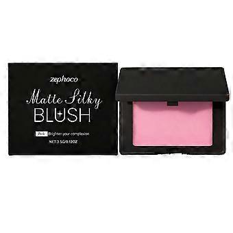2pcsBlush, Pink Matte Silky, Easy to Blend, Long - lasting, Suitable for Daily Makeup