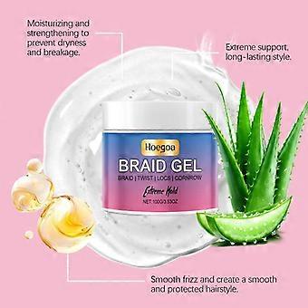 Moisturizing Hair Braiding Gel Strong Hold Deep Nourish Tames Frizz and Edges for Natural or Protective Hair Styling