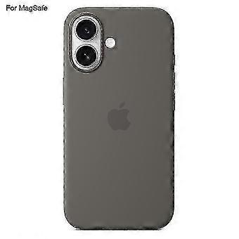 iPhone 16 hoesje met MagSafe vloeibare siliconen cover voor verbeterde bescherming en microvezel voering.