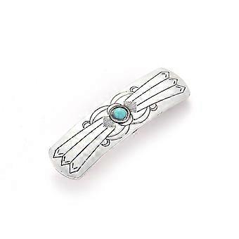 Vintage Japanese-Style Hair Clip with Gemstone, Spring Clip Hair Accessory