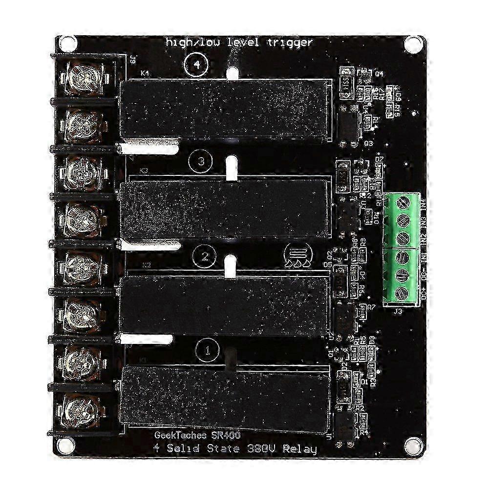 380V 8A 4 Channels Solid State Relay Module Board SSR Switch Controller Super perfect quality