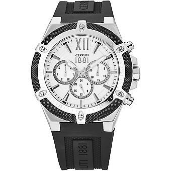 Cerruti santiago reloj para Hombre Analógico de Cuarzo con brazalete de Silicona CRA036E214G