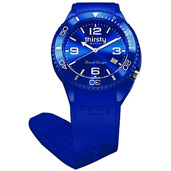 Thirsty ster bloem Unisex horloge voor Unisex analoge Japanse Quartz met siliconen armband BO-STAR bloem