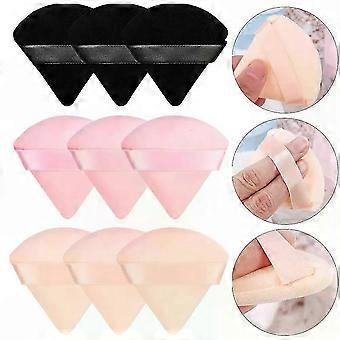 Powder Puff Soft Cotton Velvet Face Makeup Sponge Washable Cosmetics Tools