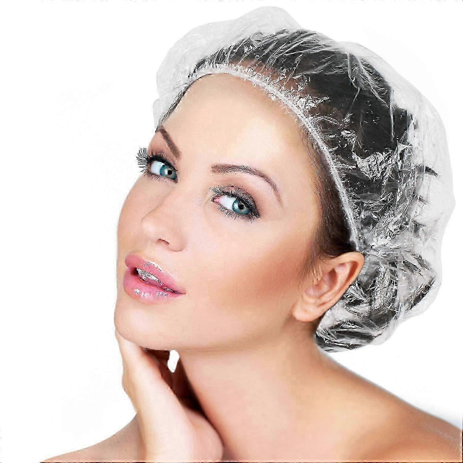 Thick Transparent Waterproof Shower Caps
