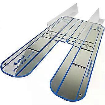 Putting Alignment Mirror Training Aid for Beginners Adjustable Acrylic Design Shoulder Alignment Feature for Indoor Golf Practice