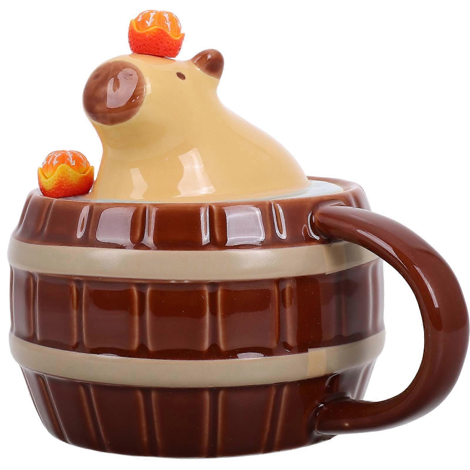 Ceramic Mug for Tea Drinking Creative 3Pcs Coffee Mug Set