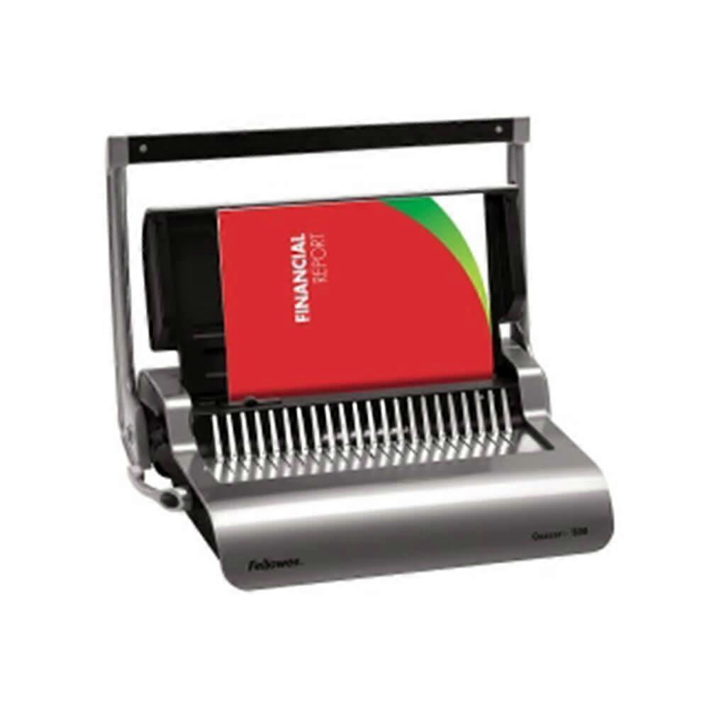 QUASAR MANUAL Fellowes Binding Machine Enhanced Accuracy Adjustable Edge Guide