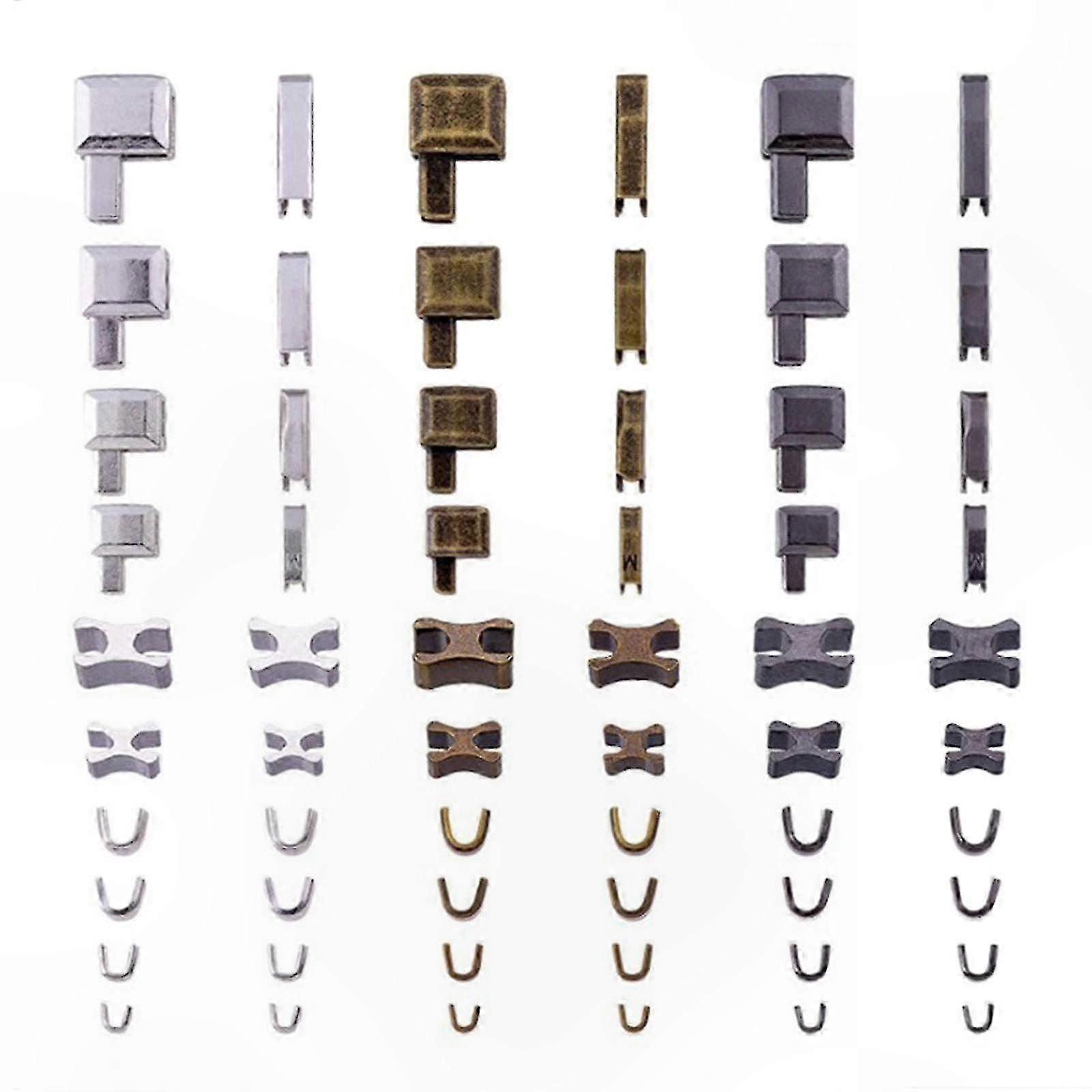 Multi-Size Metal Zipper Repair Assortment