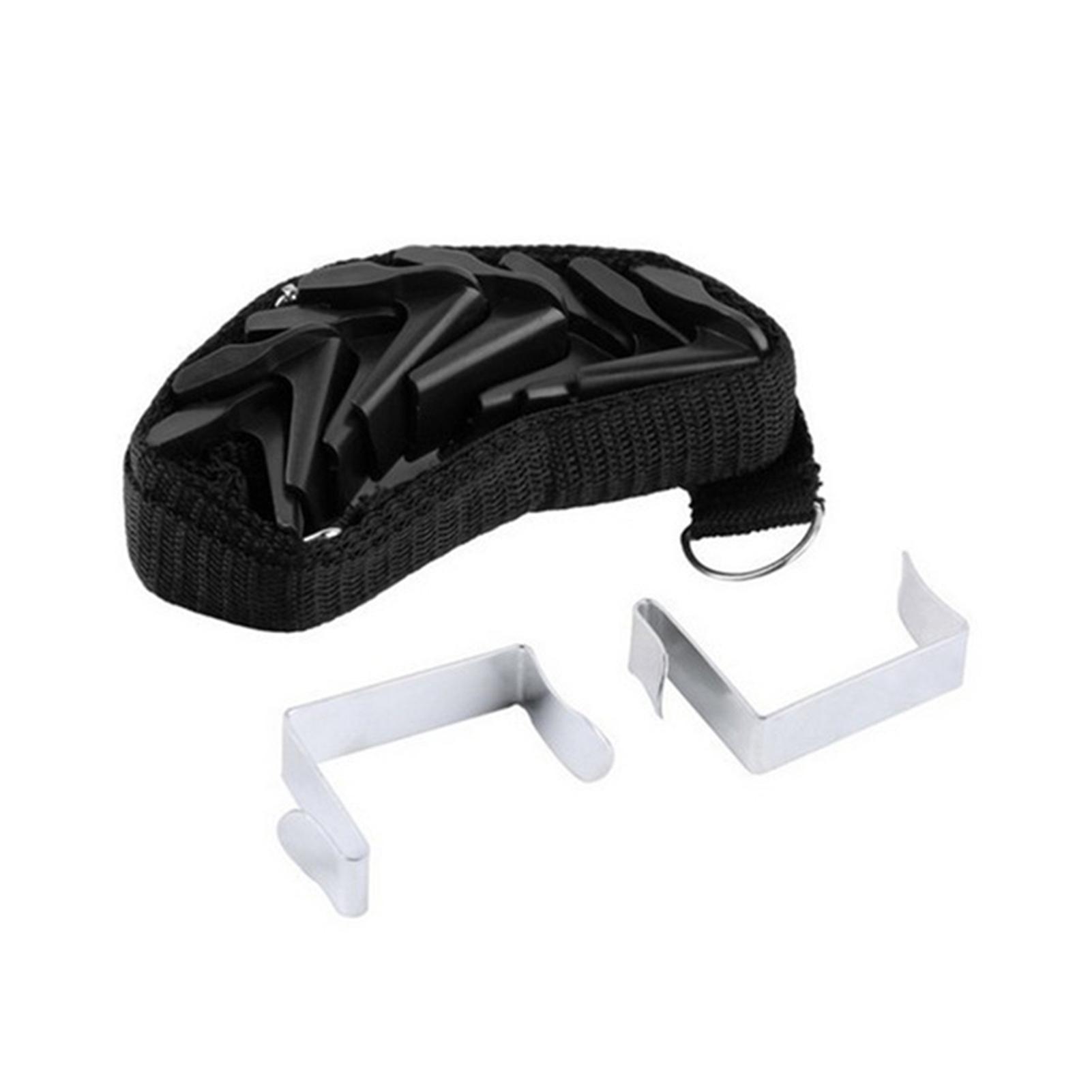 1/5 Pcs Adjustable Cap Bag Door Rack Punch-free Storage Strap Hook
