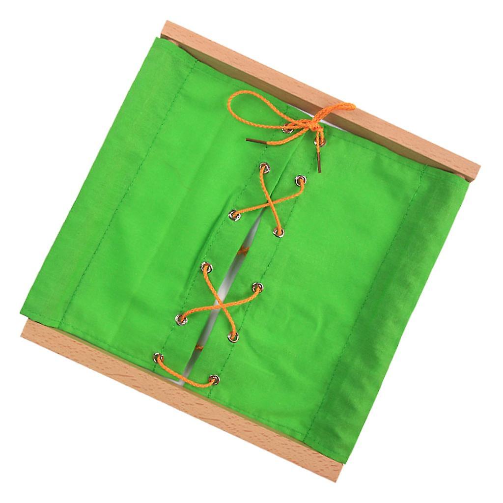 Barn Læring Sko Blonder Dressing Board