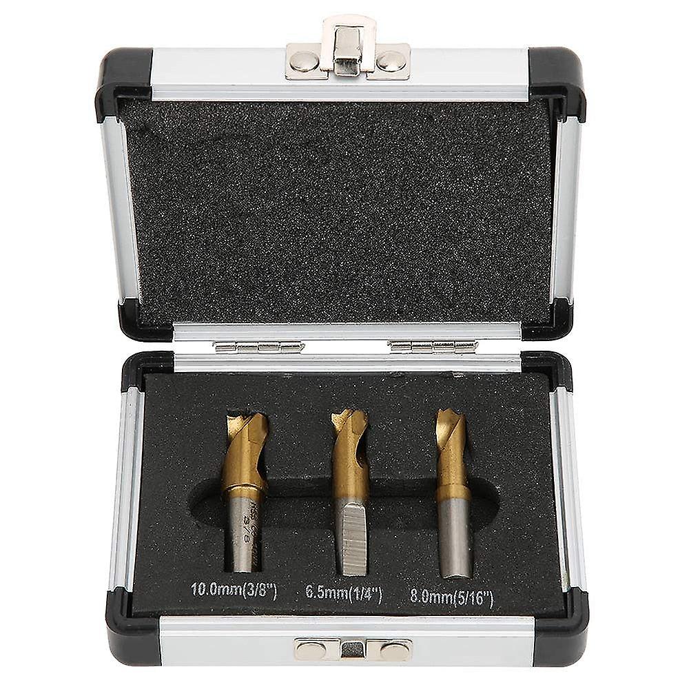 3Pcs Hss Co Cobalt Spot Weld Cutter Kit Titanium Spot Weld Cutter Drill Bit Set Solder Tools For Automotive Sheet Metal Working