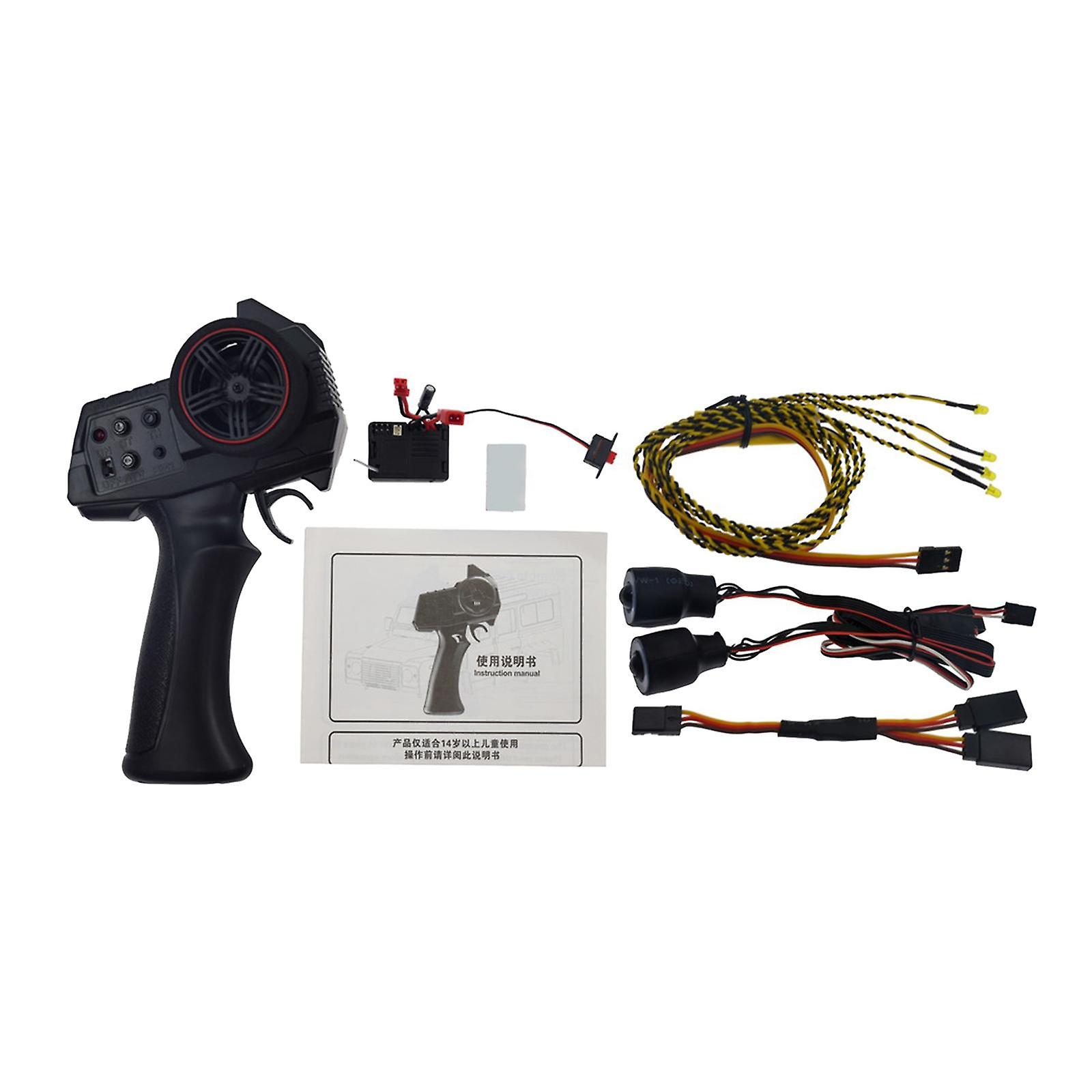 WPL D12 RC Car Spare Parts Remote Controller,Receiver ,Headlight Set Blue