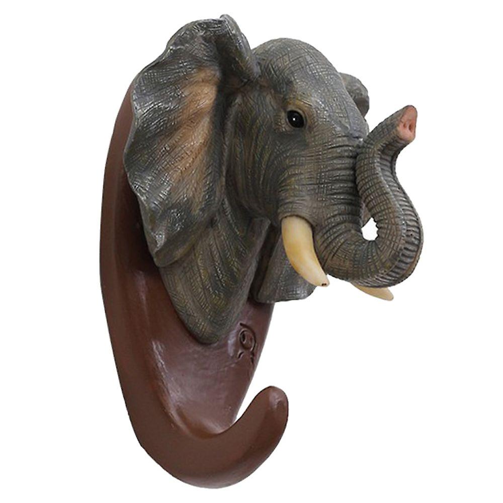 Creative Animal Head Wall Mounted Hook Hooks Wall Hook Home Decor Elephant