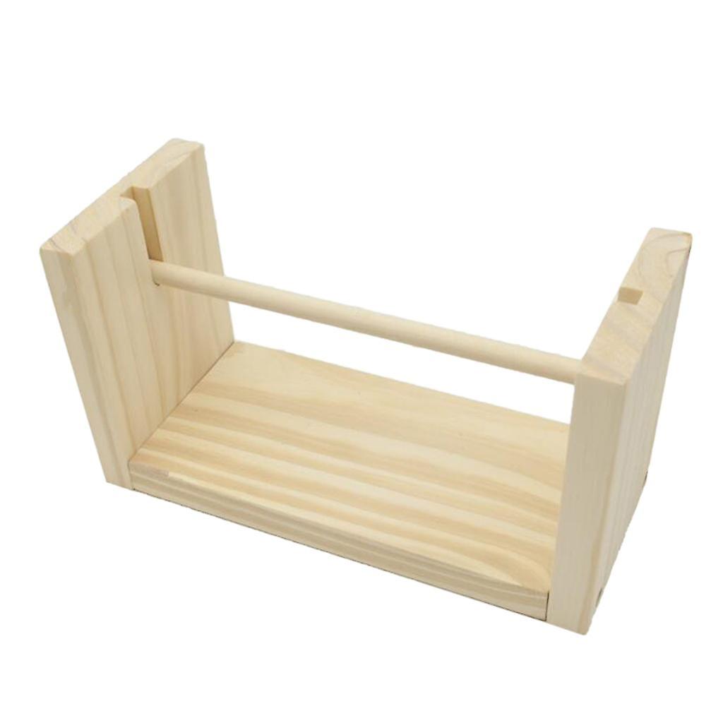 Wooden Bobbins Thread Spools Cross Stitch Sewing Floss Twine Holder Storage L