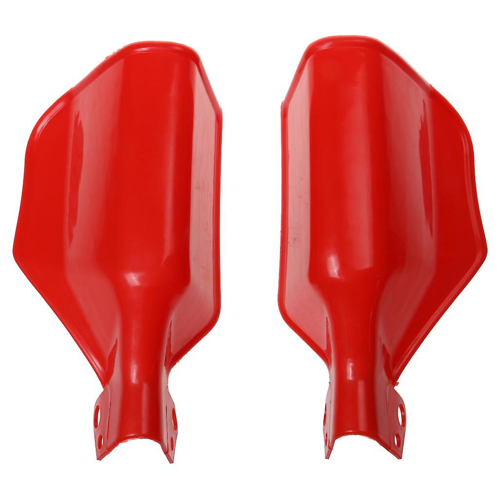 2x 7/8" Protector Protection Handguard Hand Guard For Motorcycle Red