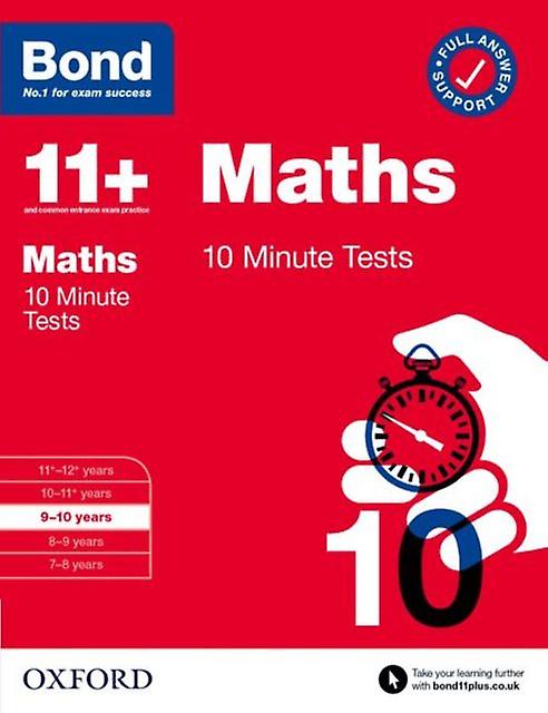 Bond 11 10 Minute Tests Maths 910 Years For 11 Gl Assessment And Entrance Exams by Bond 11 Paperback Book