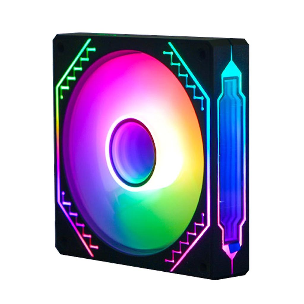 Ventola di raffreddamento per computer RGB 4 pin 3 pin, radiatore ARGB PWM per CPU PC desktop