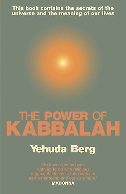 The Power Of Kabbalah by Yehuda Berg Paperback Book