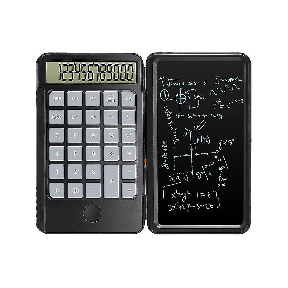 Calculator,12-digit Display With Erasable Writing Table,rechargeable Hand Multi-function Calculator