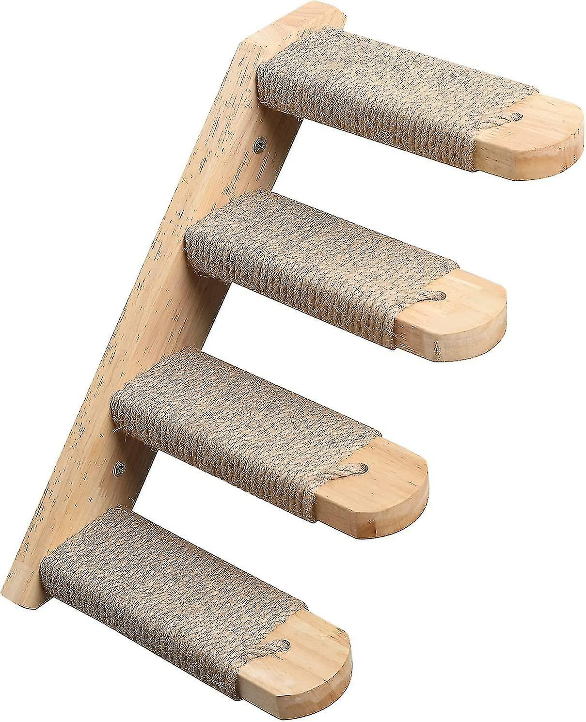 Cat Climbing Stair Shelf Wall Mounted, Reversible Left & Right Direction