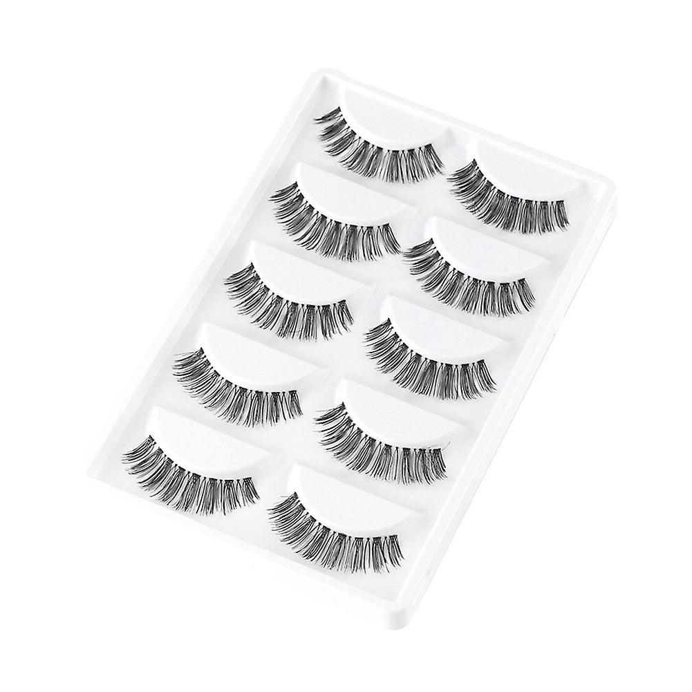 3 x 5 Pairs Natural Handmade Sparse Soft Makeup False Eyelashes Eye Lash Extension