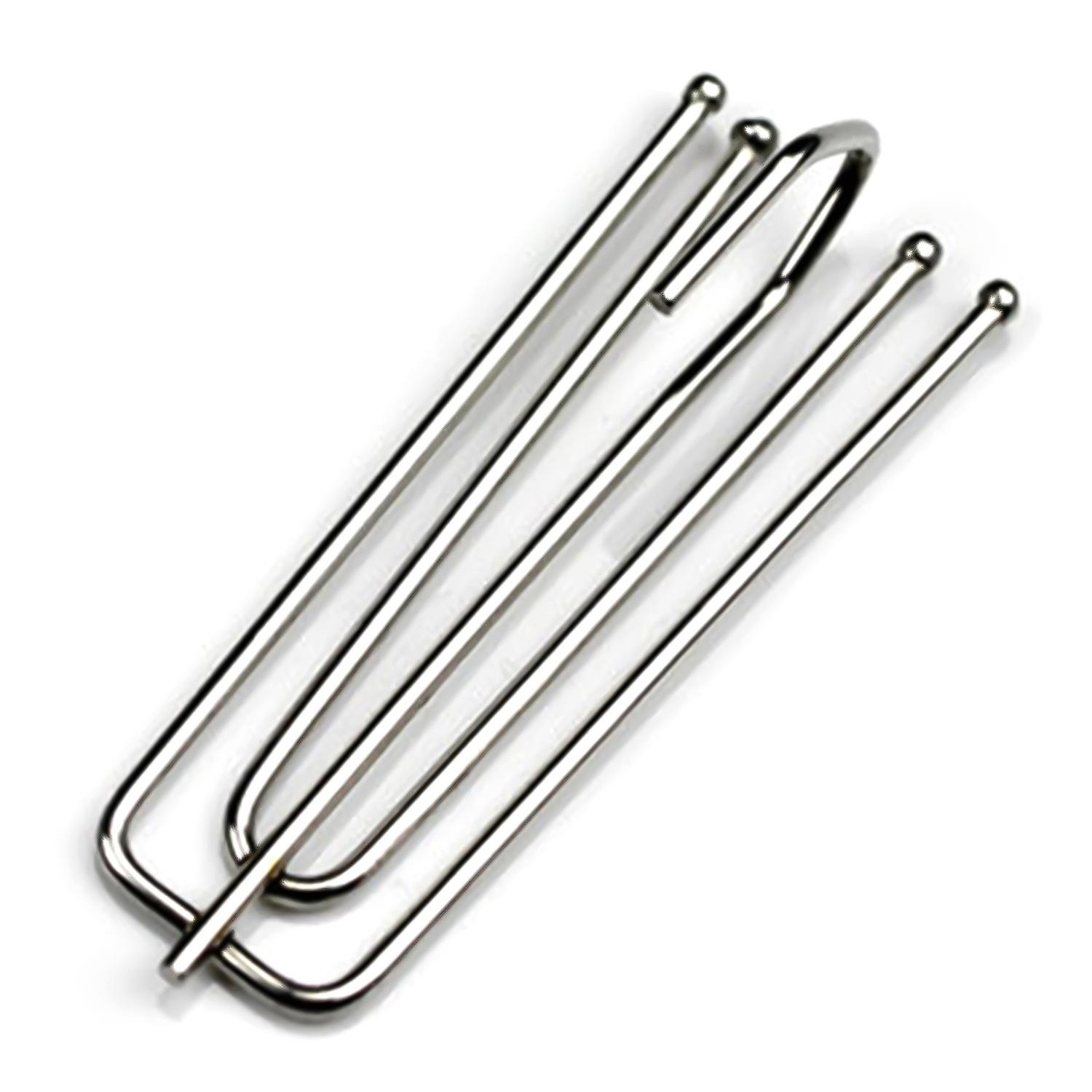 10Pcs/Set Curtain Hooks Wear-resistant Reusable 2 Colors Four Prong Curtain Pleater Tape Hooks for C