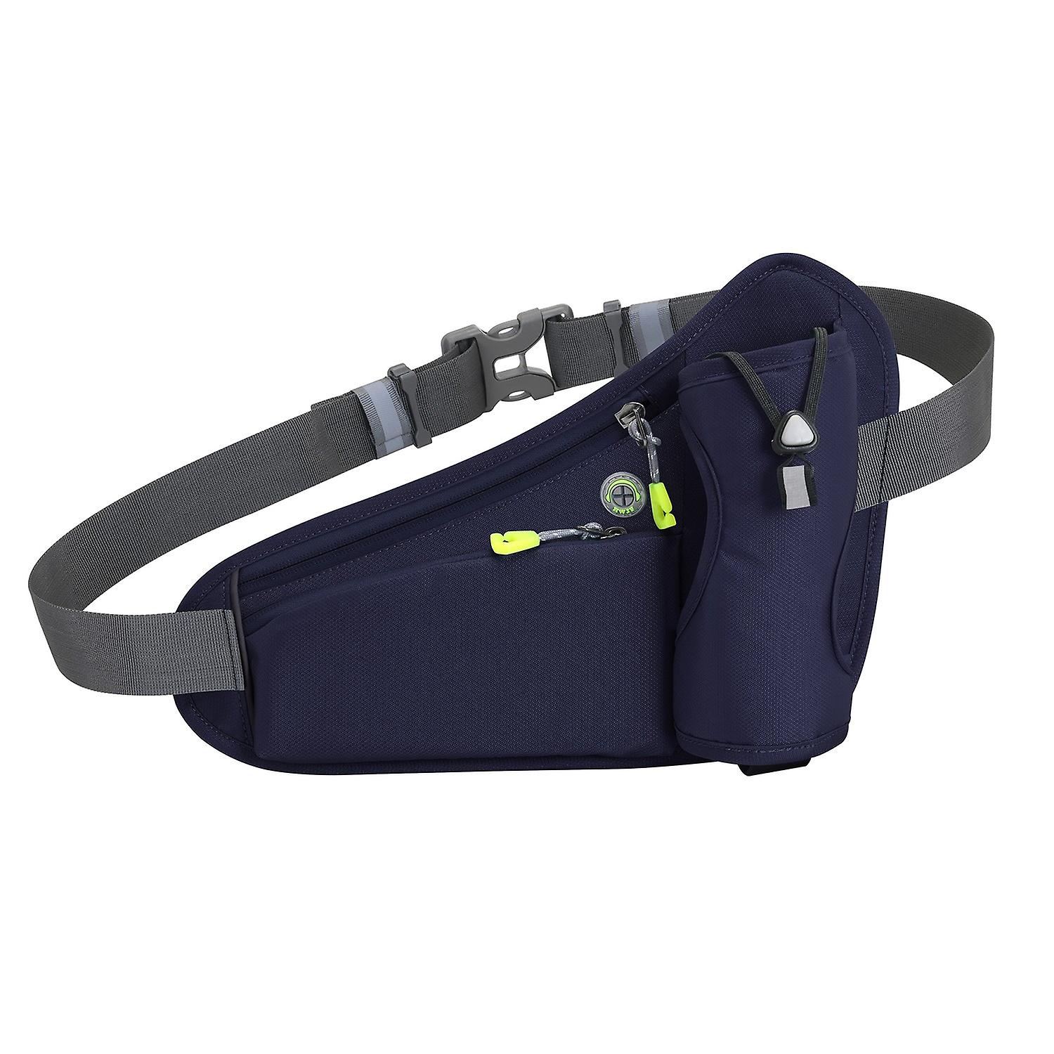 Sports Hydration Belt Bag Running Belt Waist Pack Bum Bag with Water Bottle Holder for Men Women Run