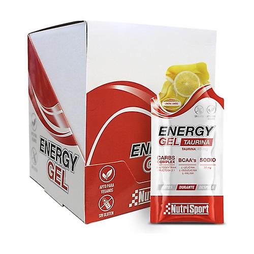 Energy gel taurine lemon 24 units of 35g (Lemon)