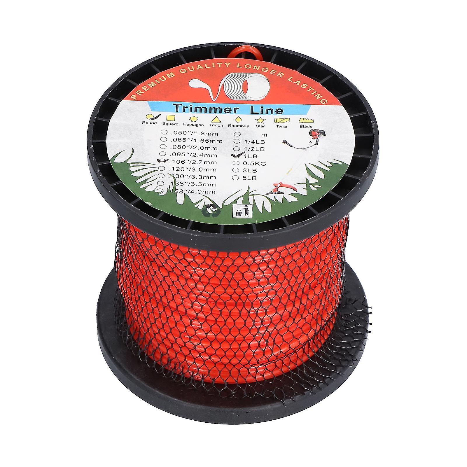 2.7mm 0.5kg Heavy Duty Round Nylon Trimmer Line for Lawn & Garden