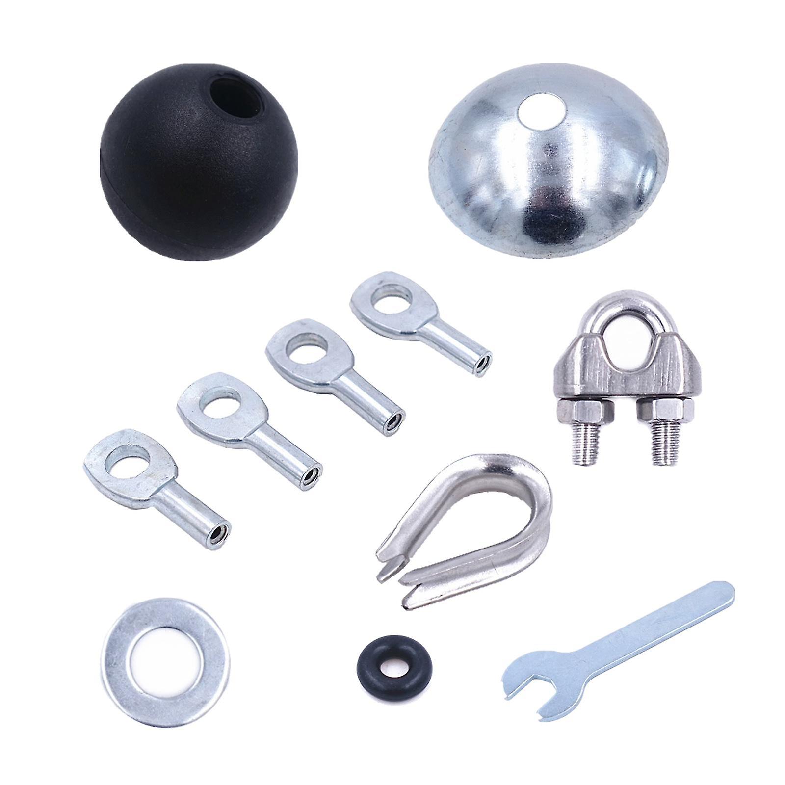 Gym Machine Cable Ball Stopper Replacement for Cable Machine Use 17pcs set