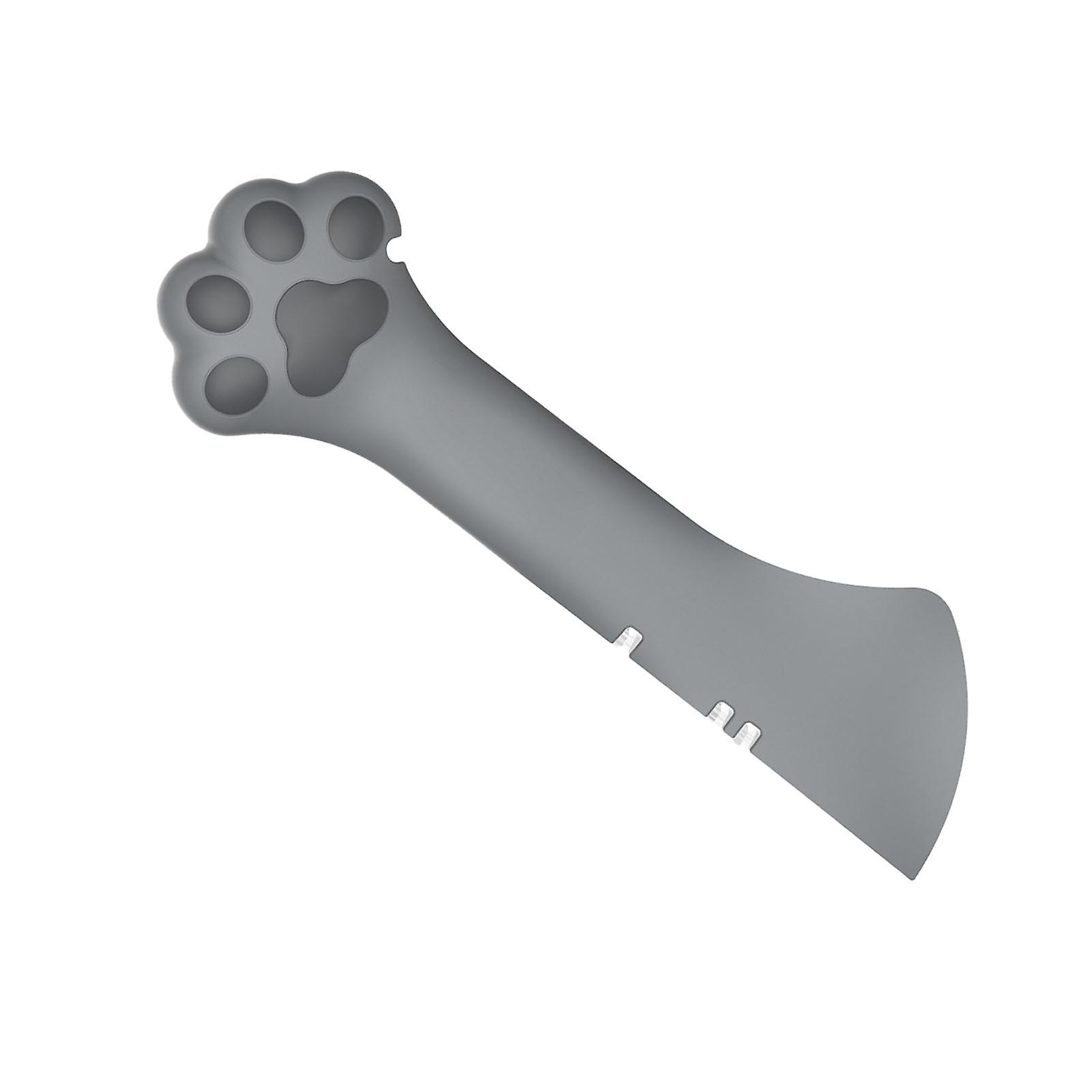 חתול צנצנת פותחן חתול כפה עיצוב רב תכליתי לחיות מחמד שימור כף עבור חיות מחמד מזון יכול לספק אפור 