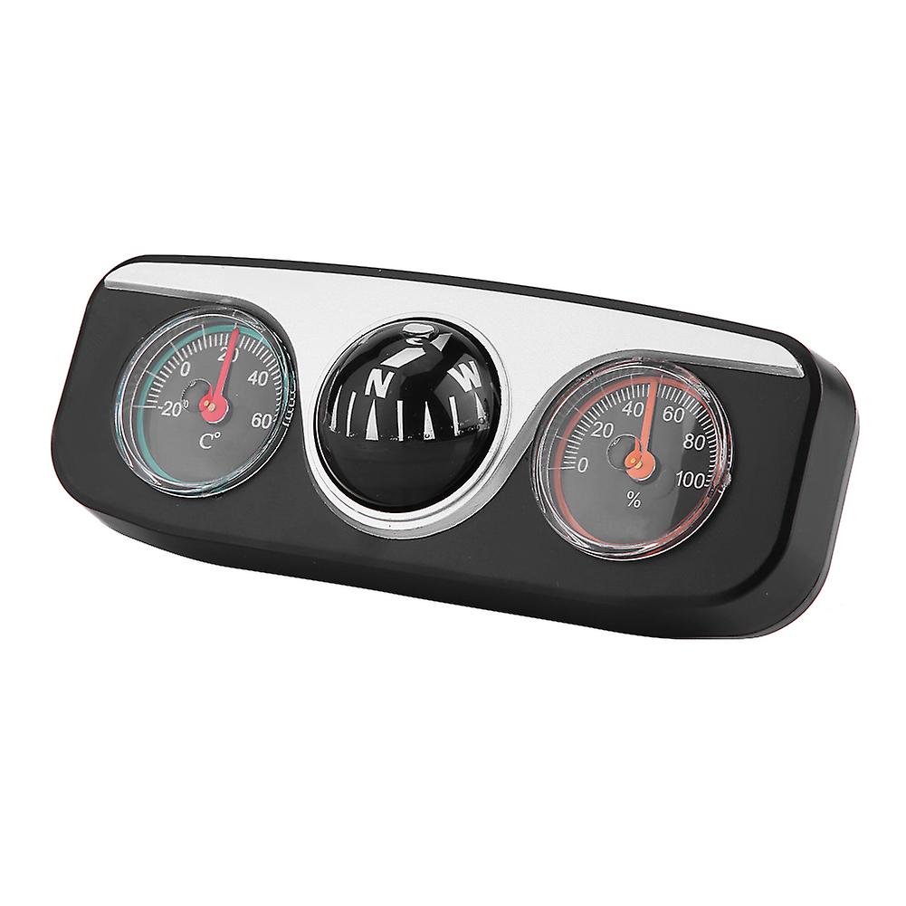 3 in 1 Car Truck Dash Mount Navigation Direction Compass Thermometer Hygrometer