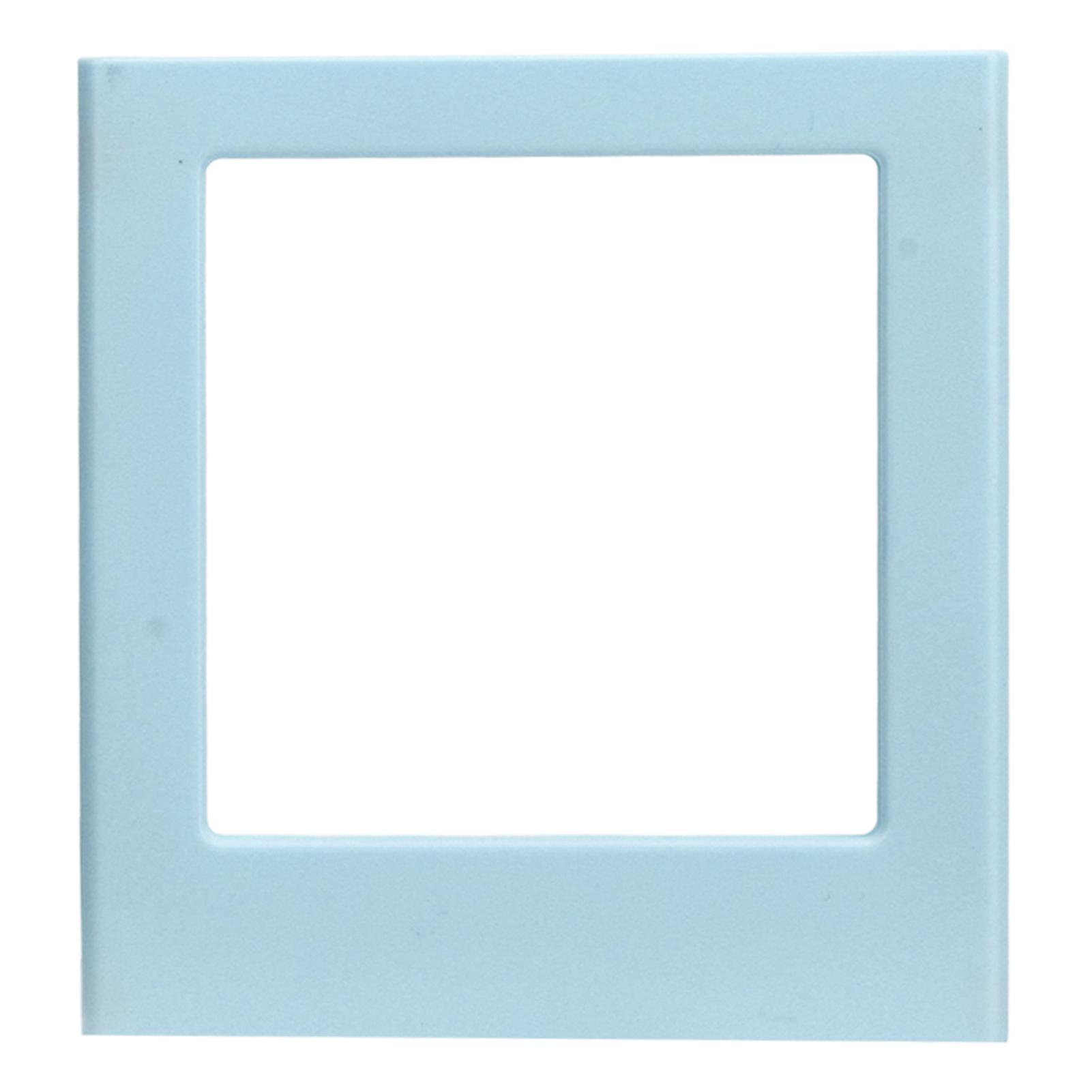 Double-Sided Pocket Magnetic Photo Frame for Refrigerator, Compatible with Fujifilm Instax Square, Blue